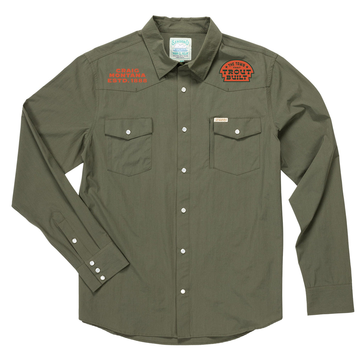 Sendero Provisions Co. Trout Shop Confluence Tech Long Sleeve Shirt