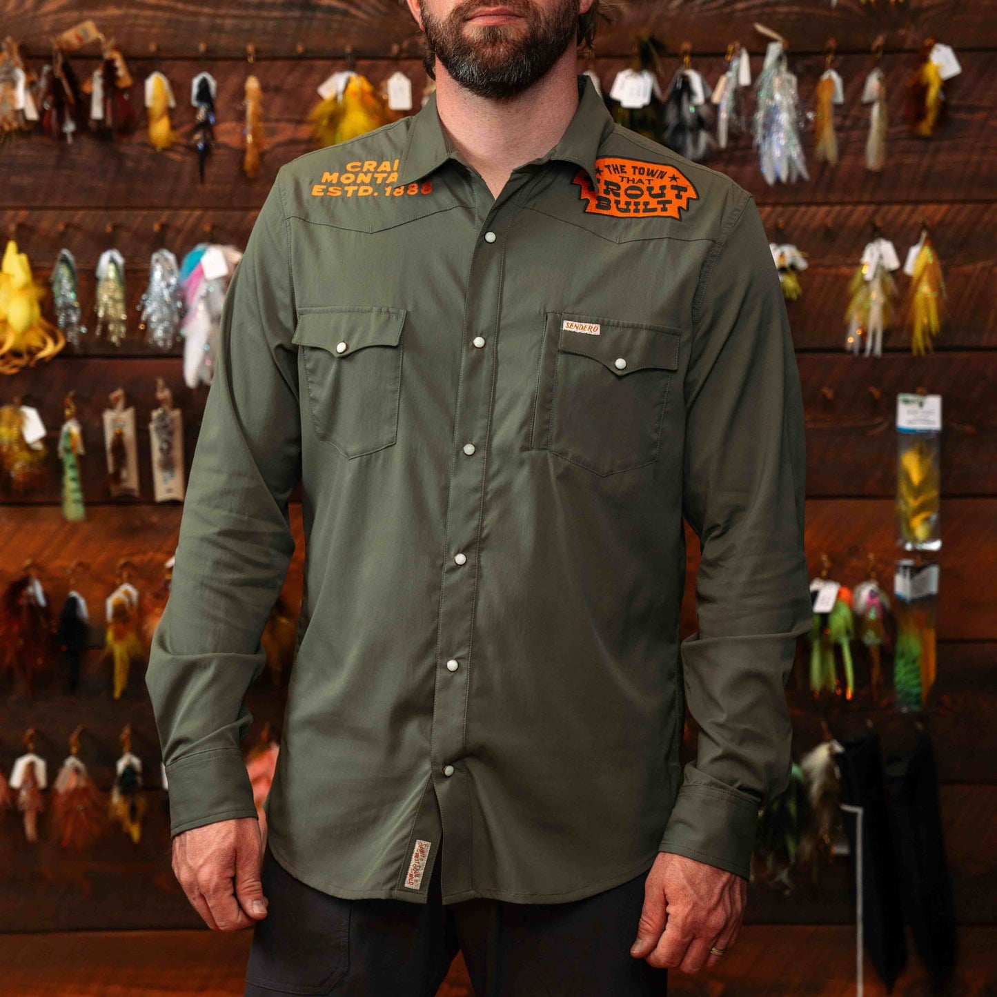 Sendero Provisions Co. Trout Shop Confluence Tech Long Sleeve Shirt