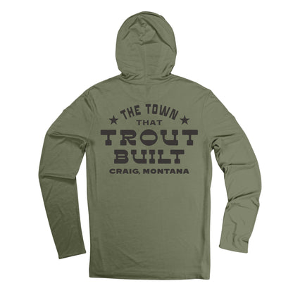 Sendero Provisions Co. Trout Built Yucatan Bamboo Hoodie Tech Long Sleeve Shirt