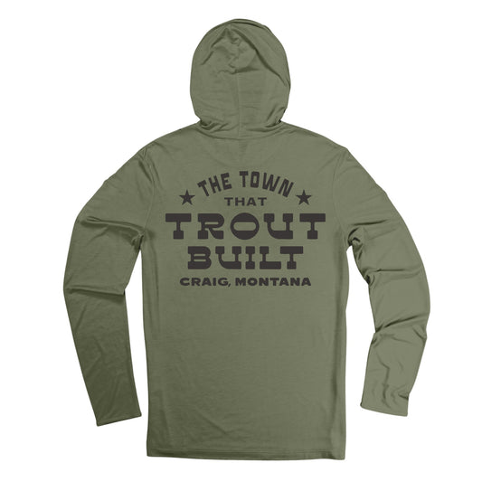 Sendero Provisions Co. Trout Built Yucatan Bamboo Hoodie Tech Long Sleeve Shirt