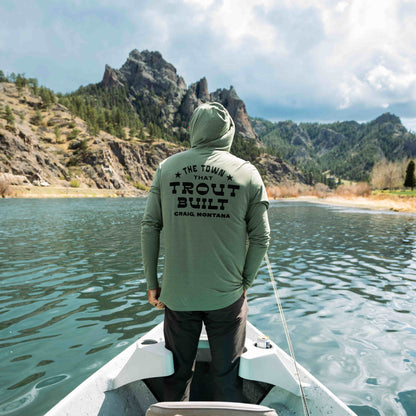 Sendero Provisions Co. Trout Built Yucatan Bamboo Hoodie Tech Long Sleeve Shirt