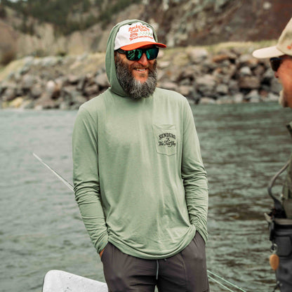 Sendero Provisions Co. Trout Built Yucatan Bamboo Hoodie Tech Long Sleeve Shirt