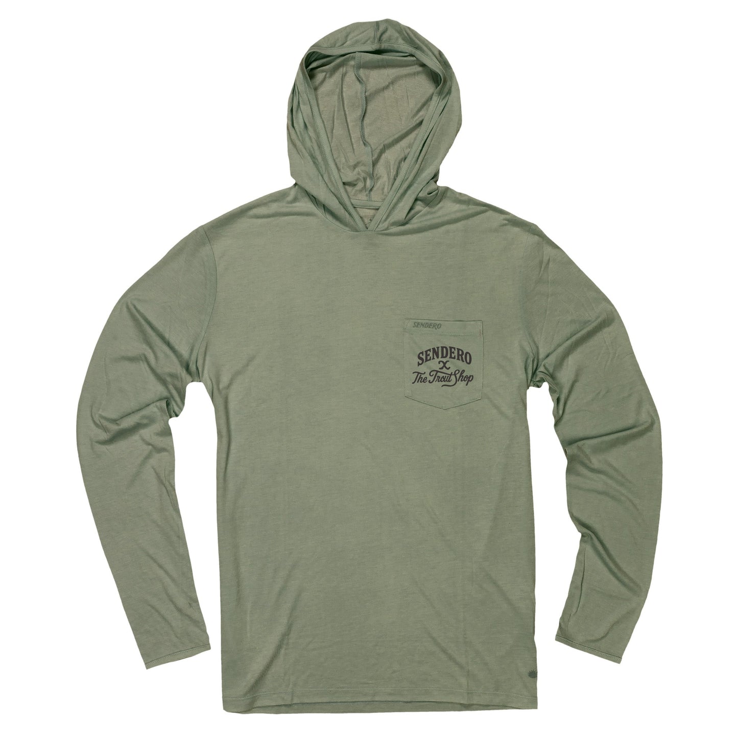 Sendero Provisions Co. Trout Built Yucatan Bamboo Hoodie Tech Long Sleeve Shirt