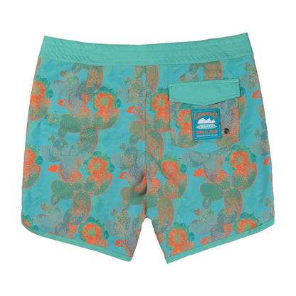 Sendero Provisions Co. Point Bar Boardshort - Nopal Cosmico - Verde Vivo