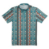 Nogales Stripe - Teal/Clay