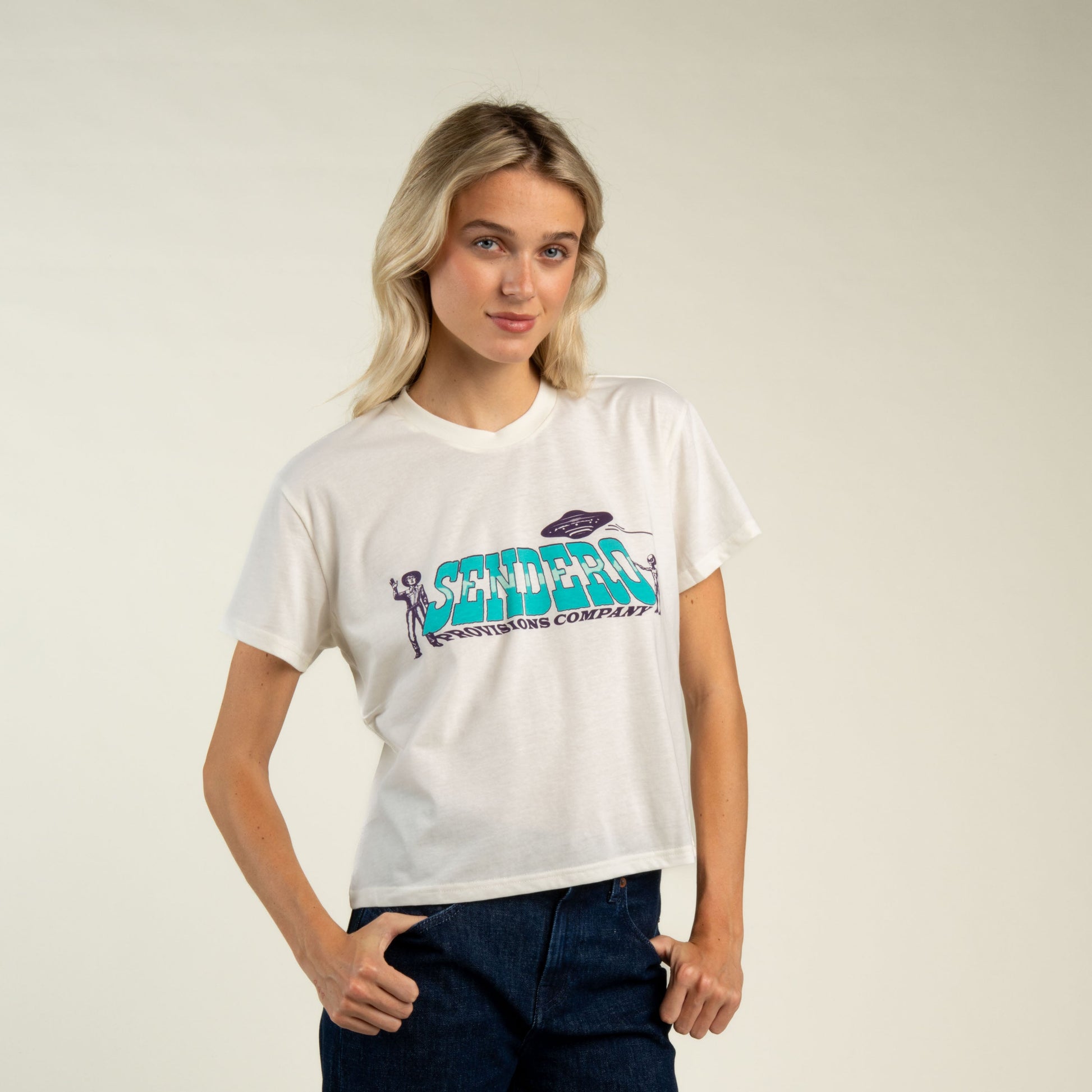 Sendero Provisions Co. Cowboy Lift Off Boxy Tee
