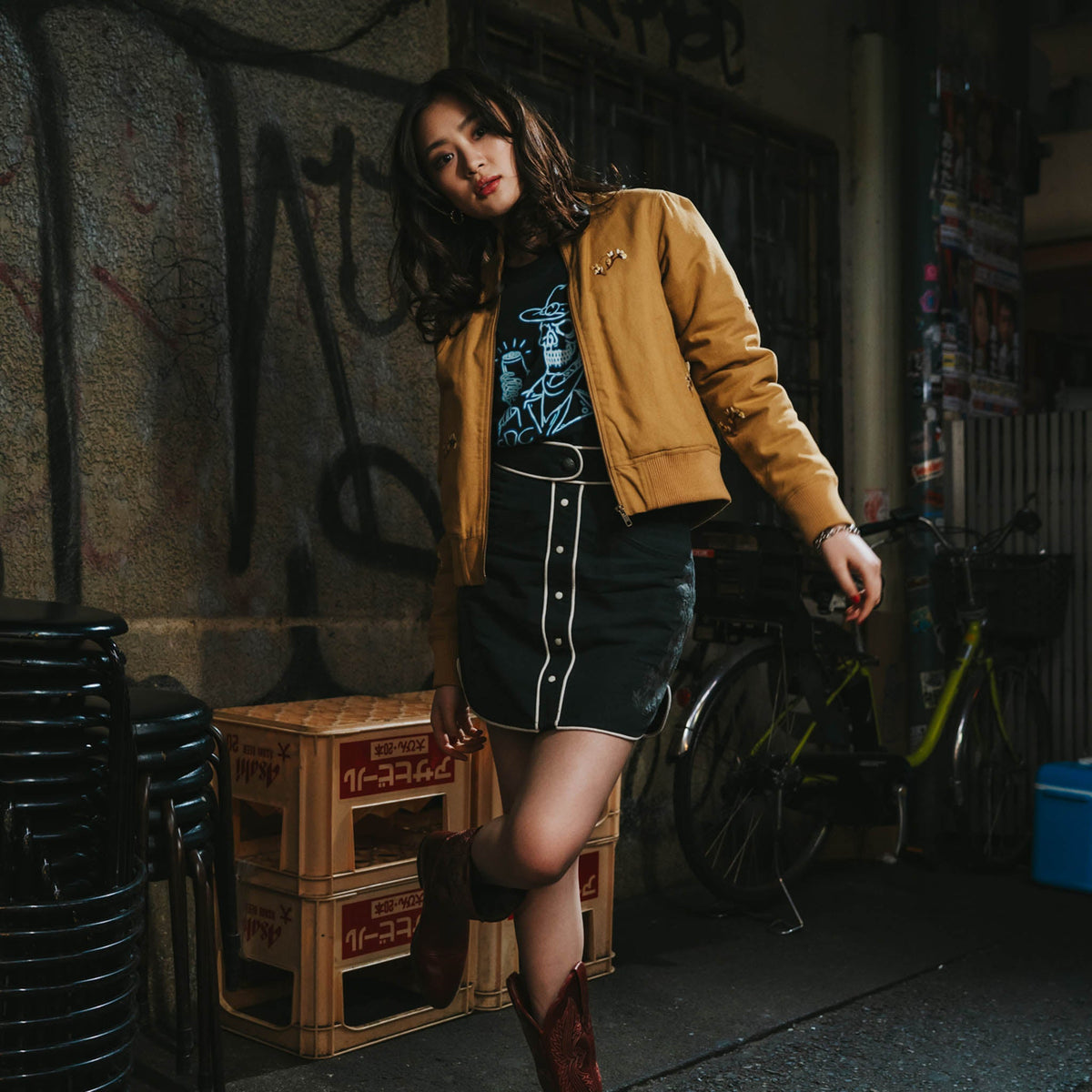 Sendero Provisions Co. Calamity Pearl Snap Skirt