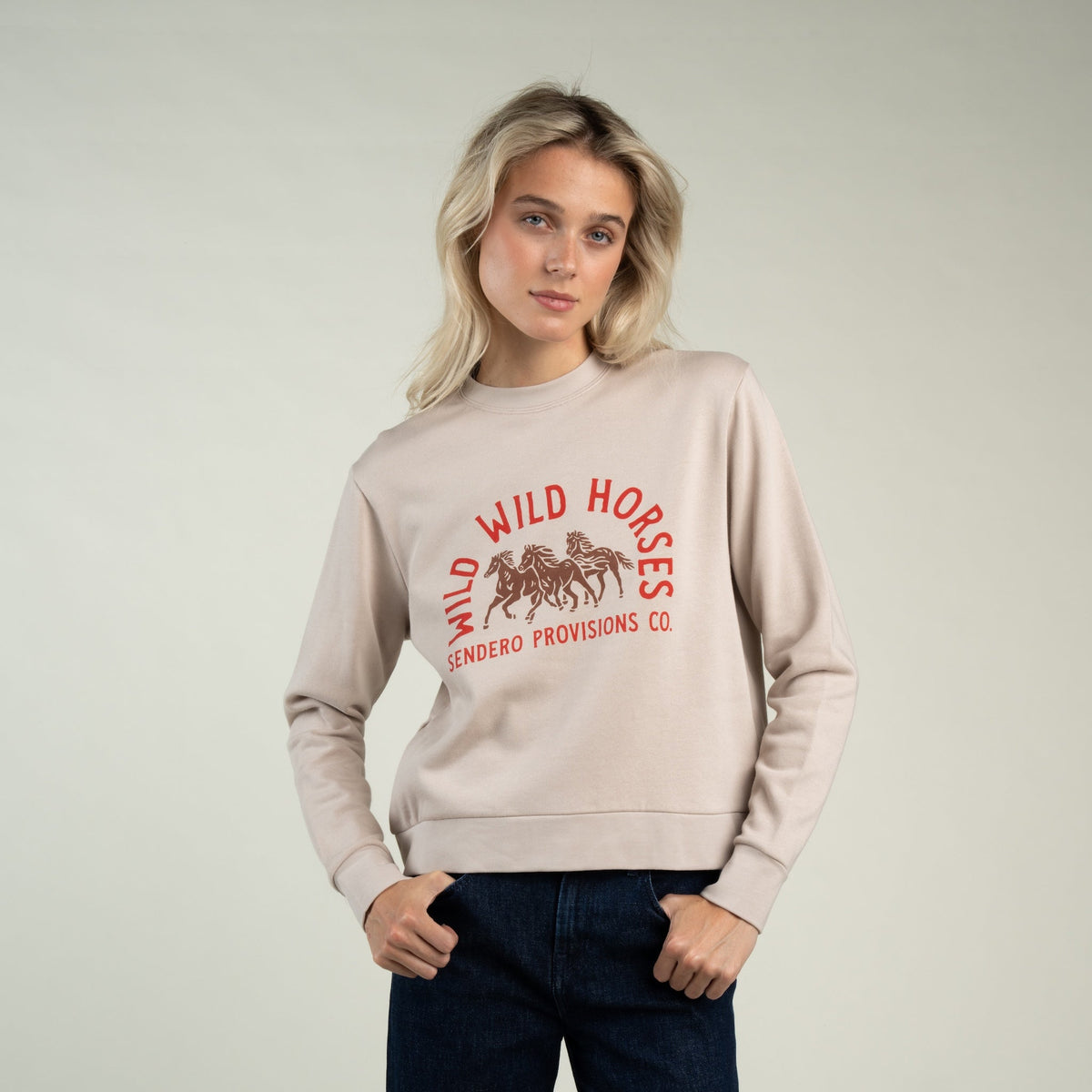 Sendero Provisions Co. Women's Wild Wild Horses Sweatshirt