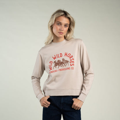 Sendero Provisions Co. Women's Wild Wild Horses Sweatshirt