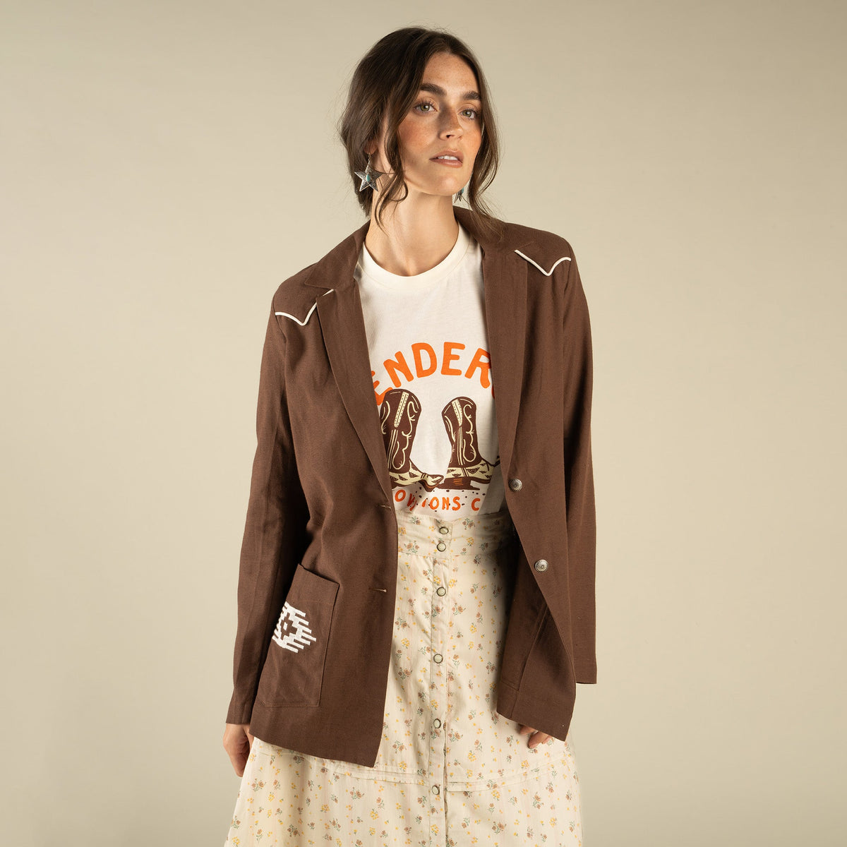 Sendero Provisions Co. The Eleanor Relaxed Western Blazer