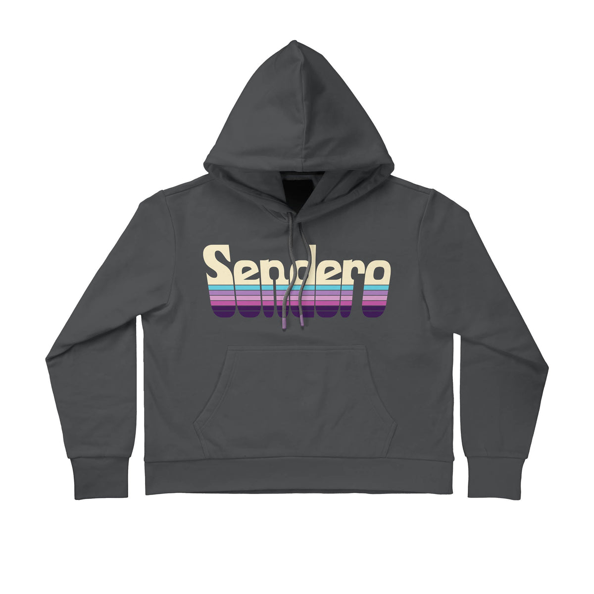Sendero Provisions Co. Retro Logo Crop Hoodie