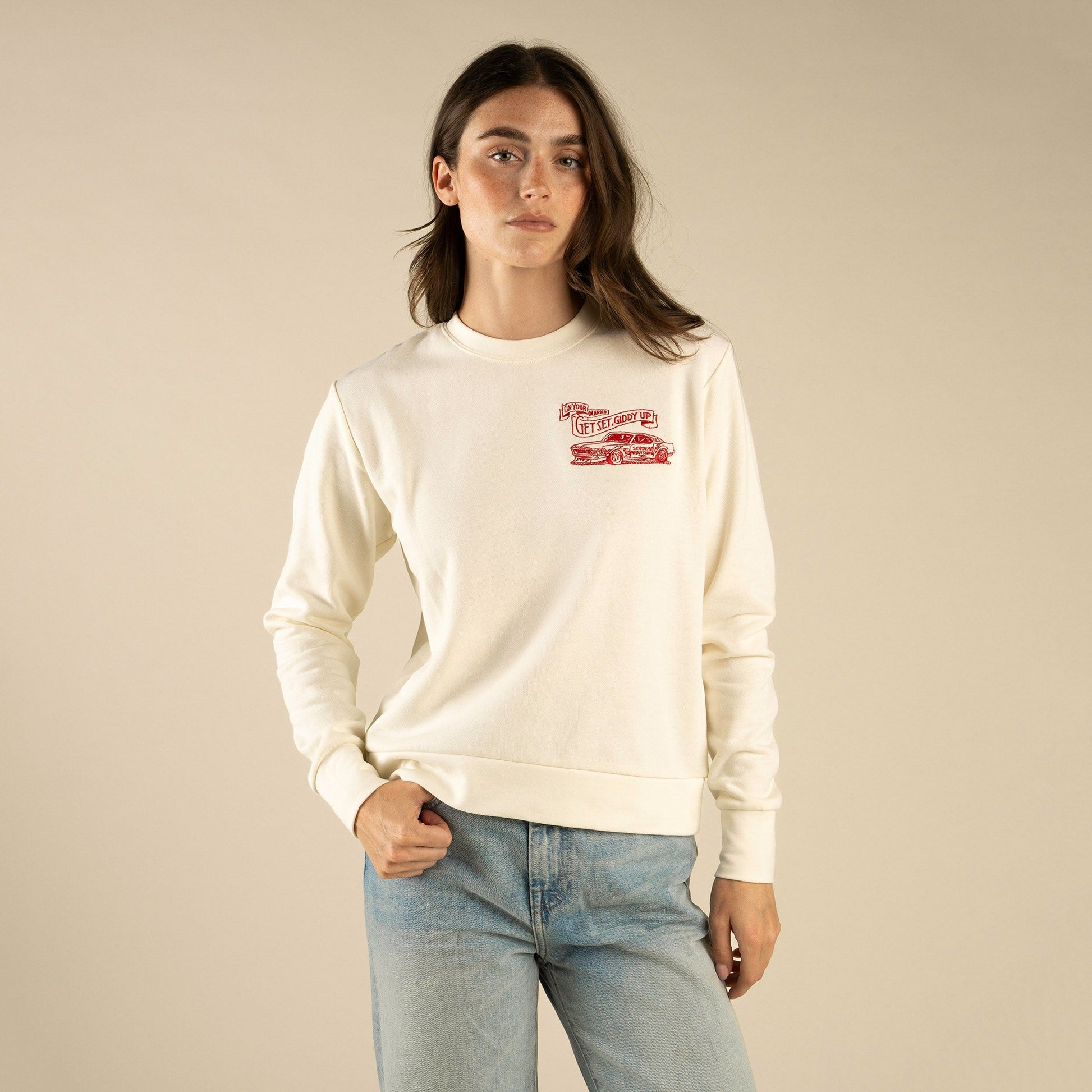 Sendero Provisions Co. Giddy Up Drop Shoulder Sweatshirt