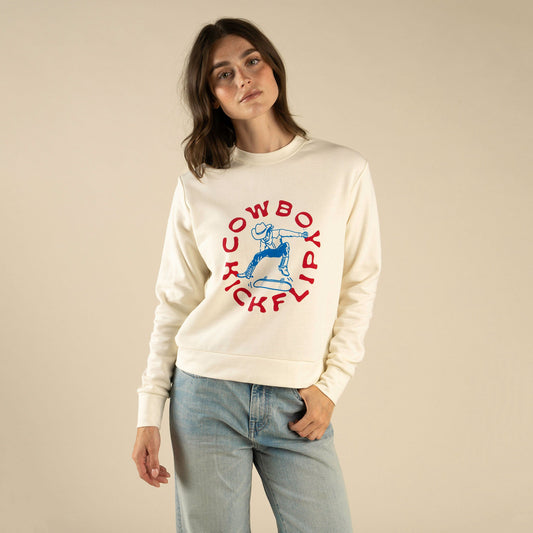 Sendero Provisions Co. Cowboy Kickflip Drop Shoulder Sweatshirt
