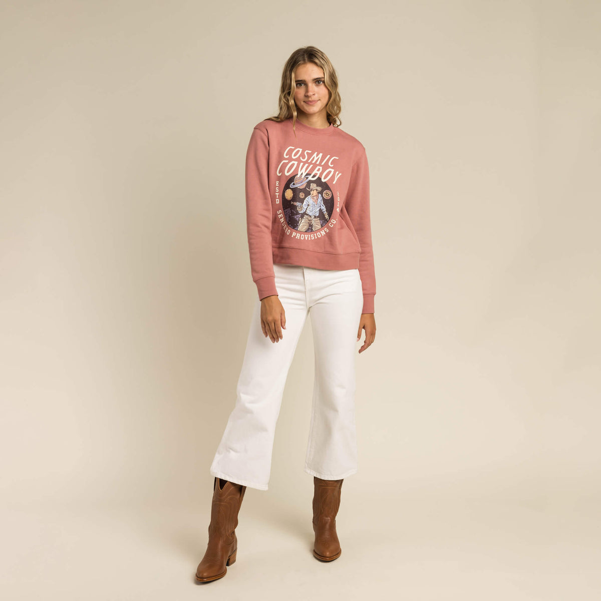 Sendero Provisions Co. Cosmic Cowboy Drop Shoulder Sweatshirt