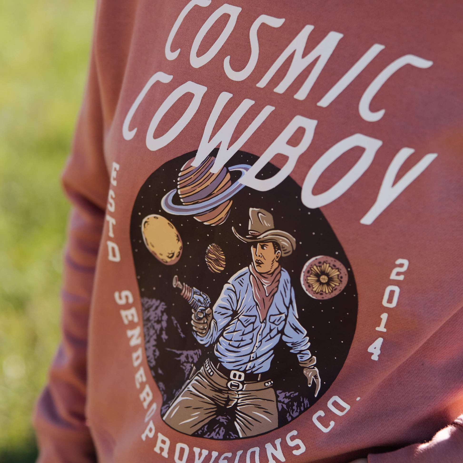 Sendero Provisions Co. Cosmic Cowboy Drop Shoulder Sweatshirt