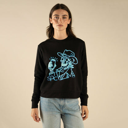 Sendero Provisions Co. Broadway Bones Drop Shoulder Sweatshirt