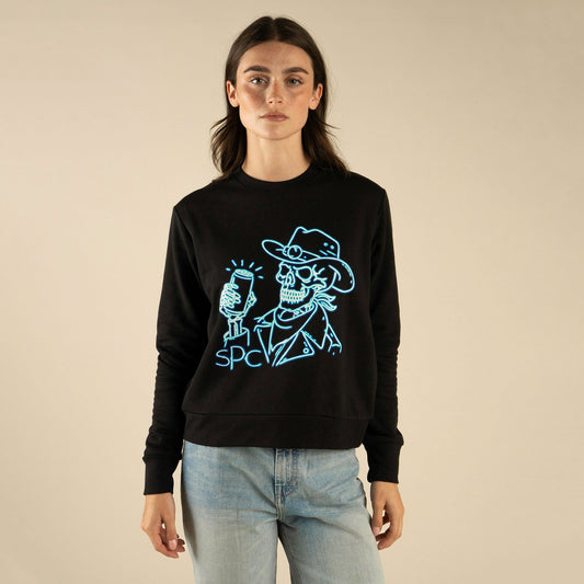 Sendero Provisions Co. Broadway Bones Drop Shoulder Sweatshirt