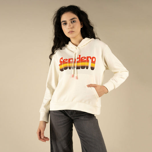 Sendero Provisions Co. Retro Logo Crop Hoodie