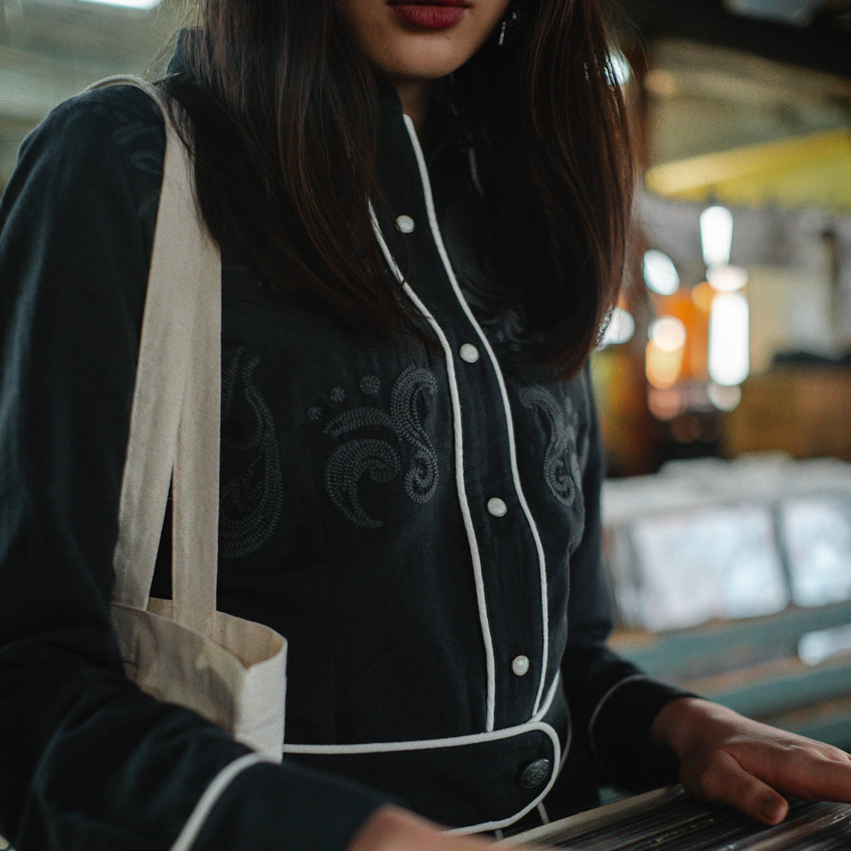 Sendero Provisions Co. Calamity Pearl Snap Long Sleeve Shirt
