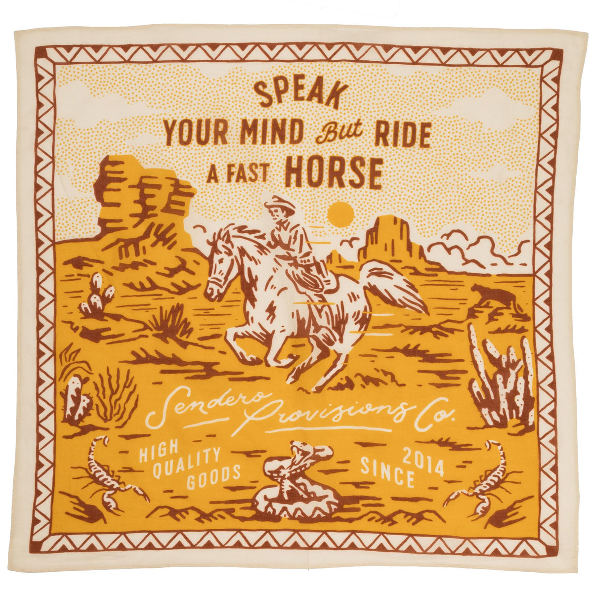 Sendero Provisions Co. Fast Horse Bandana