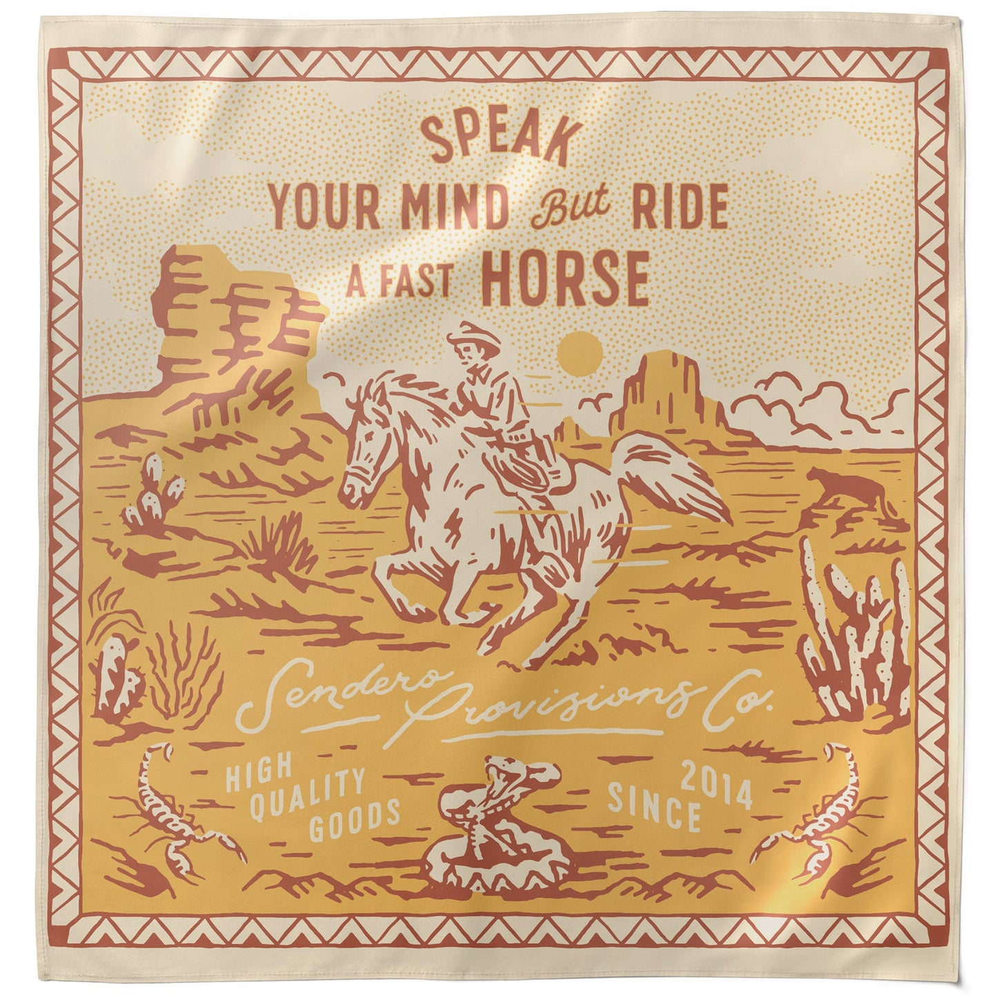 Sendero Provisions Co. Fast Horse Bandana