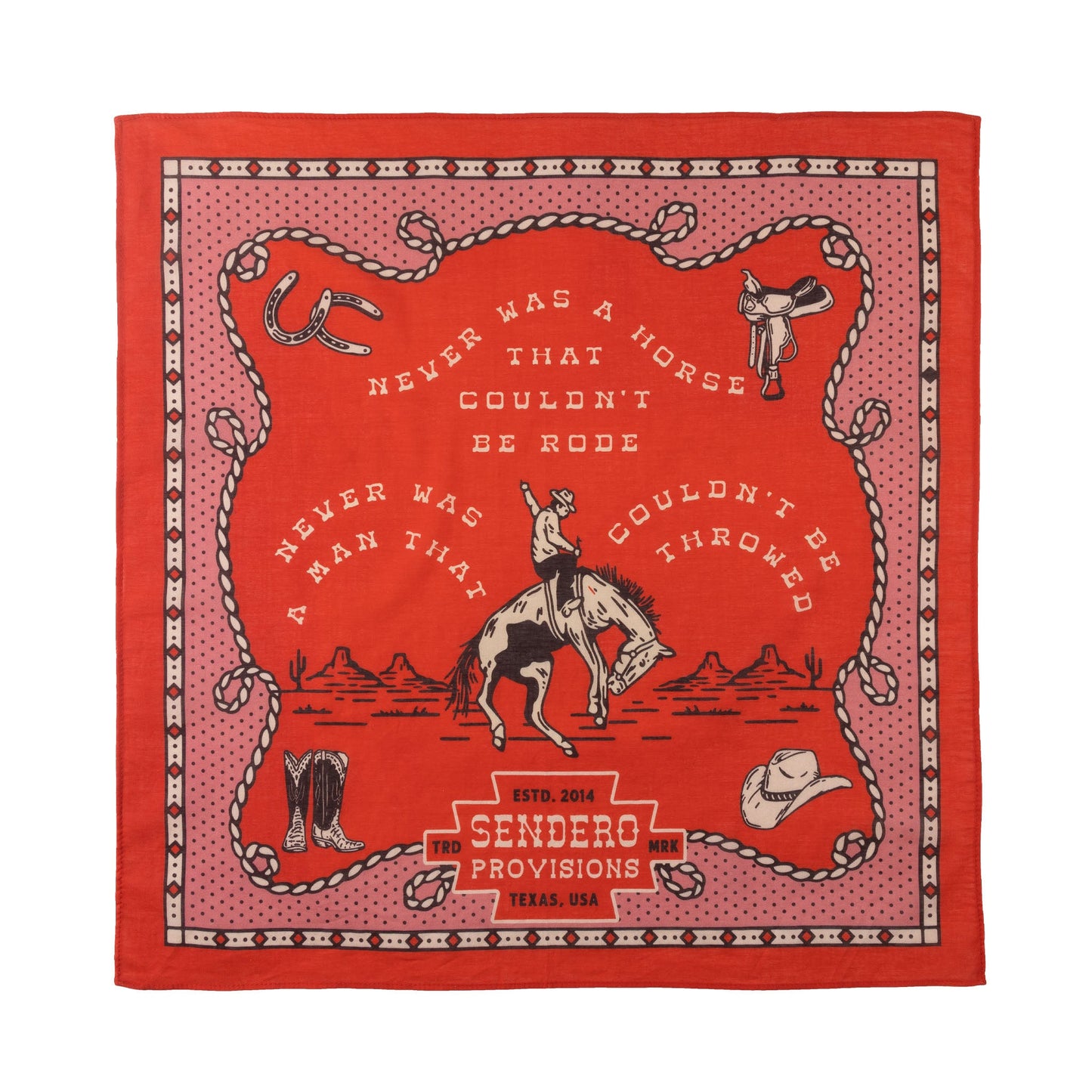 Sendero Provisions Co. Never Was a Horse Bandana