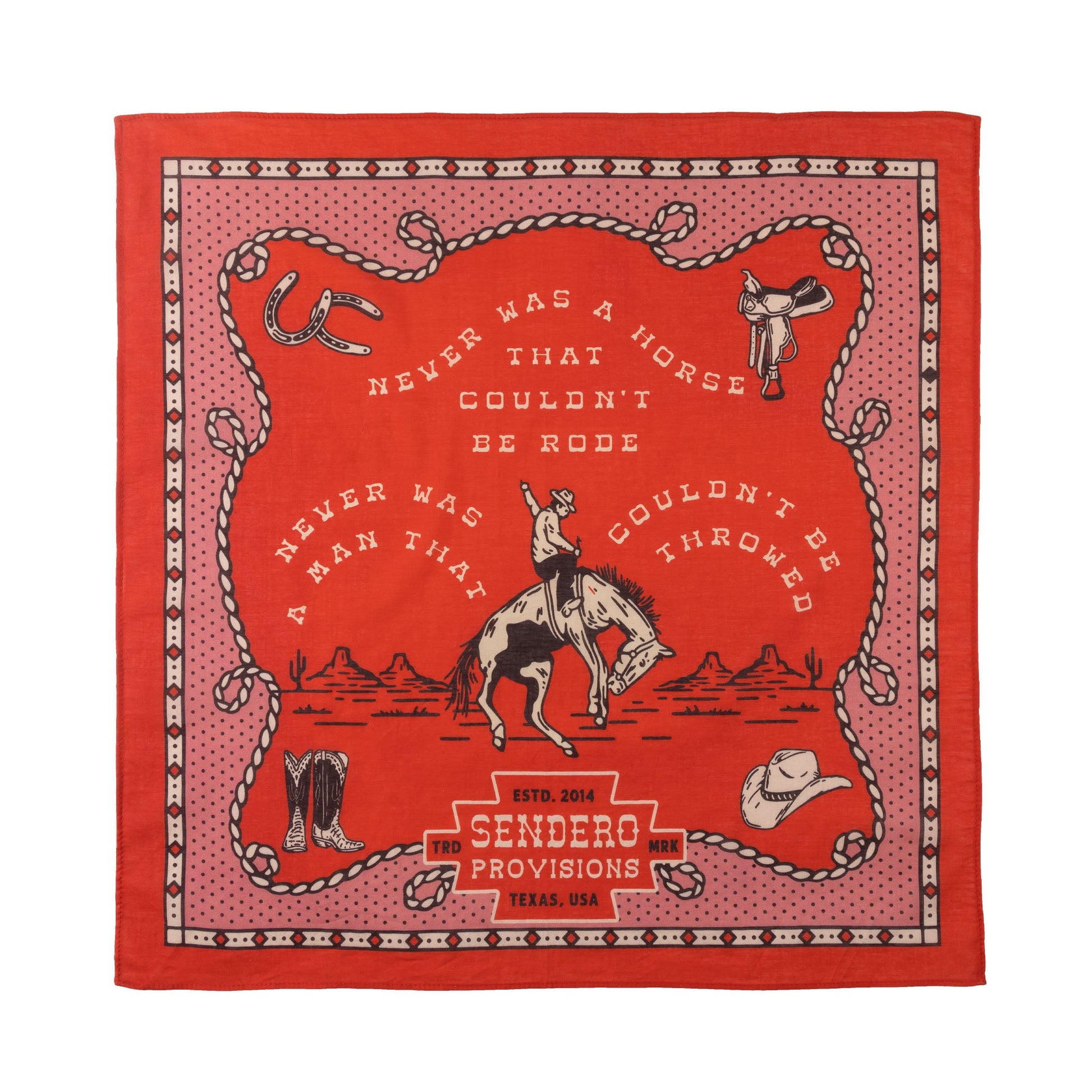 Sendero Provisions Co. Never Was a Horse Bandana