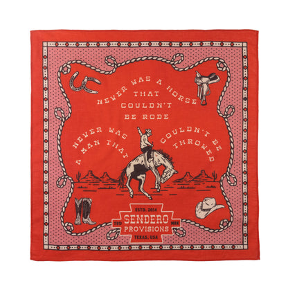 Sendero Provisions Co. Never Was a Horse Bandana