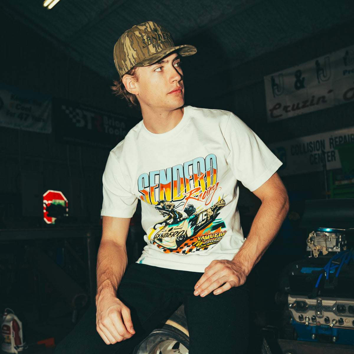 Sendero Provisions Co. Sendero Racing Vintage T-Shirt