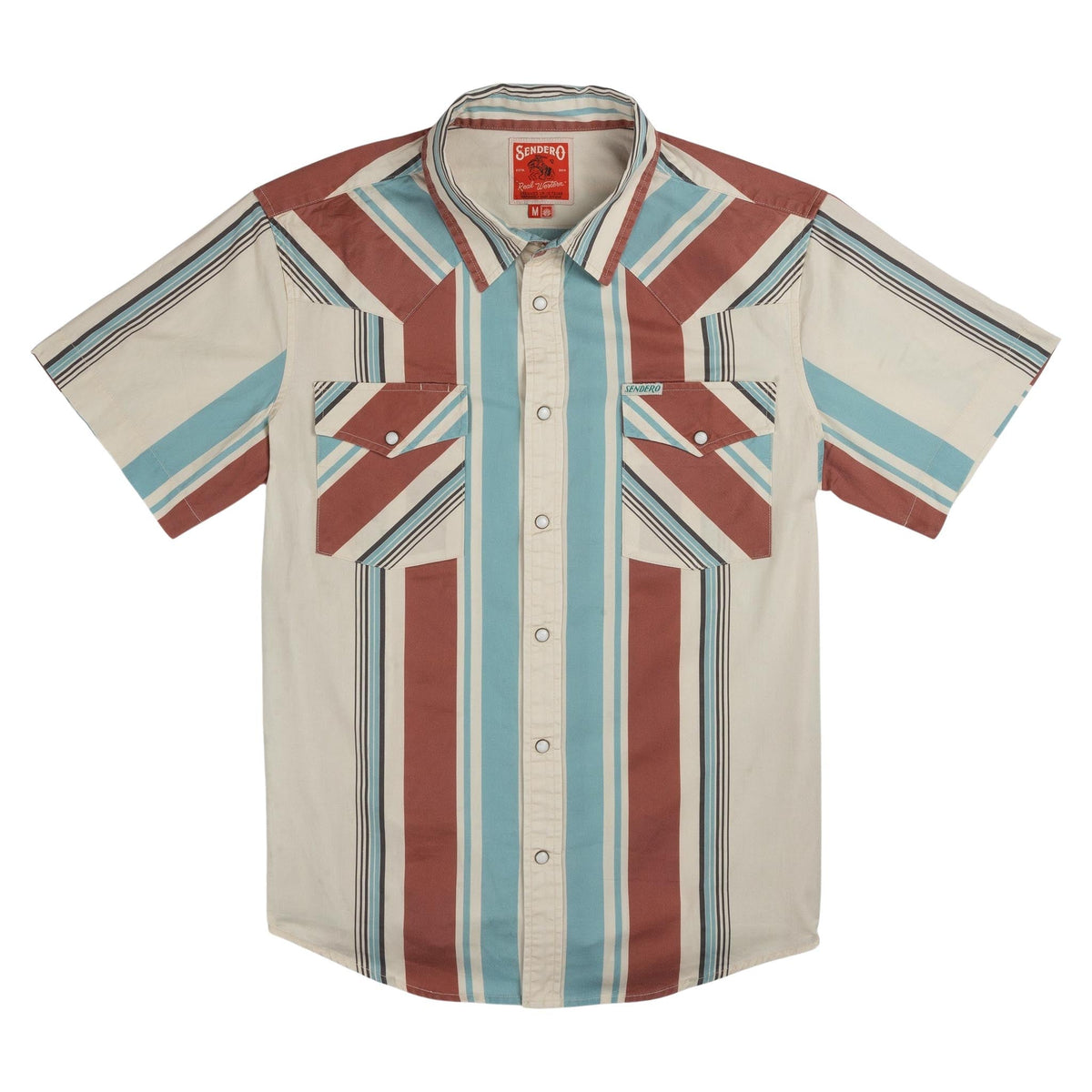 Sendero Provisions Co. The Wyatt Pearl Snap Short Sleeve Print Shirt