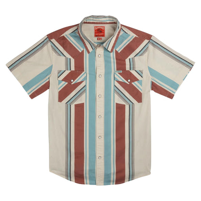 Sendero Provisions Co. The Wyatt Pearl Snap Short Sleeve Print Shirt