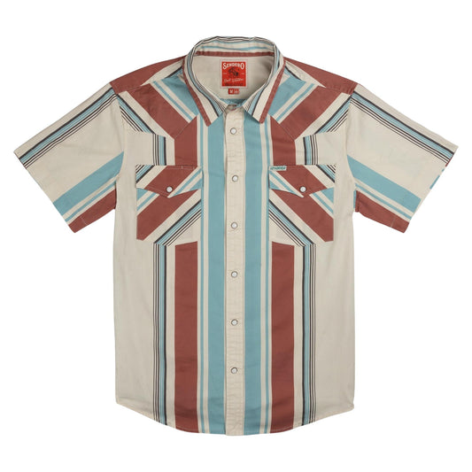 Sendero Provisions Co. The Wyatt Pearl Snap Short Sleeve Print Shirt