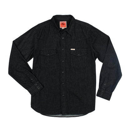 Sendero Provisions Co. The Wyatt Pearl Snap Long Sleeve Denim Shirt