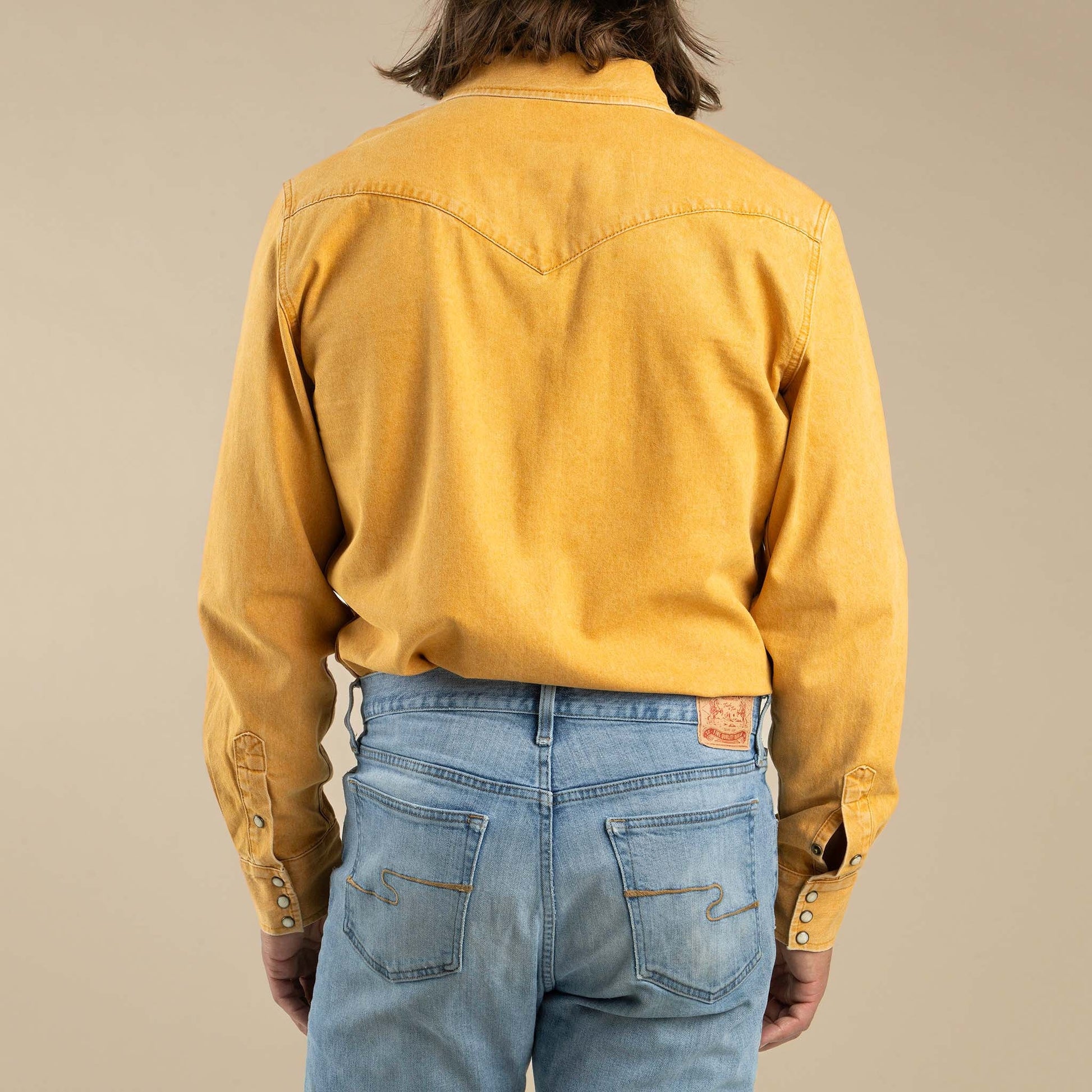 Sendero Provisions Co. The Wyatt Pearl Snap Long Sleeve Denim Shirt