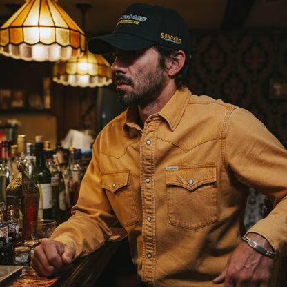 Sendero Provisions Co. The Wyatt Pearl Snap Long Sleeve Denim Shirt