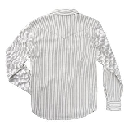 Sendero Provisions Co. The Wyatt Pearl Snap Long Sleeve Denim Shirt
