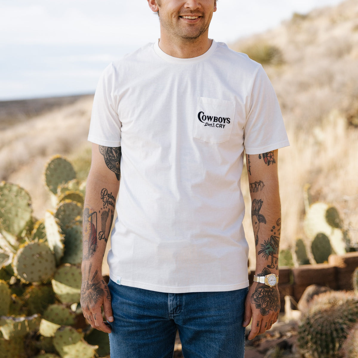 Sendero Provisions Co. Cowboys Don't Cry T-Shirt