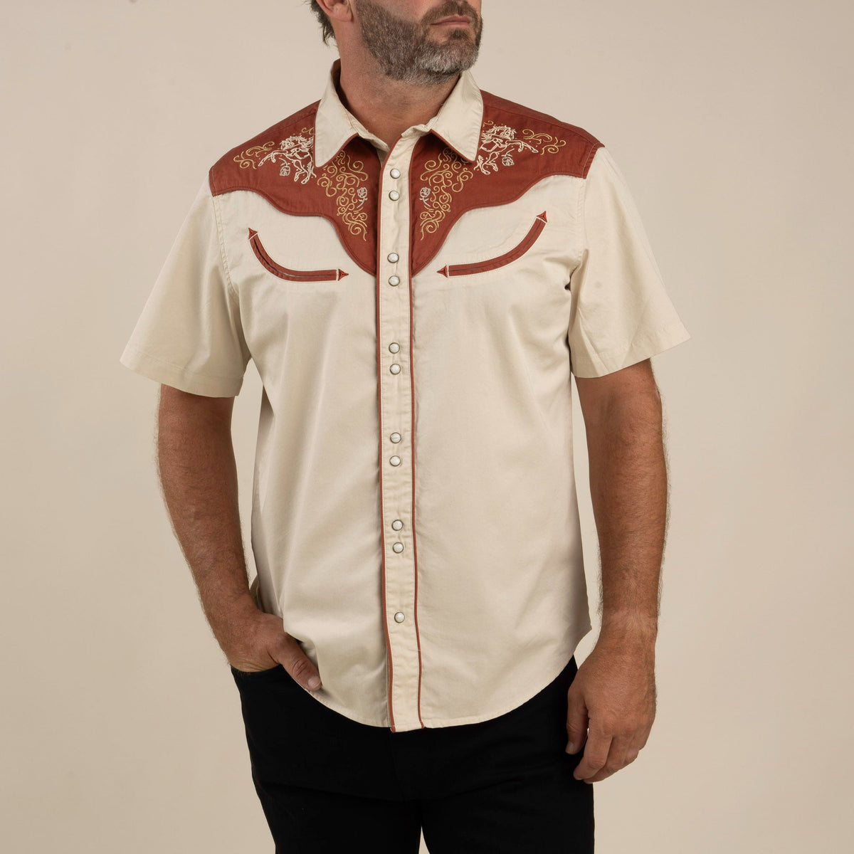 Sendero Provisions Co. The Cody Western Short Sleeve Shirt