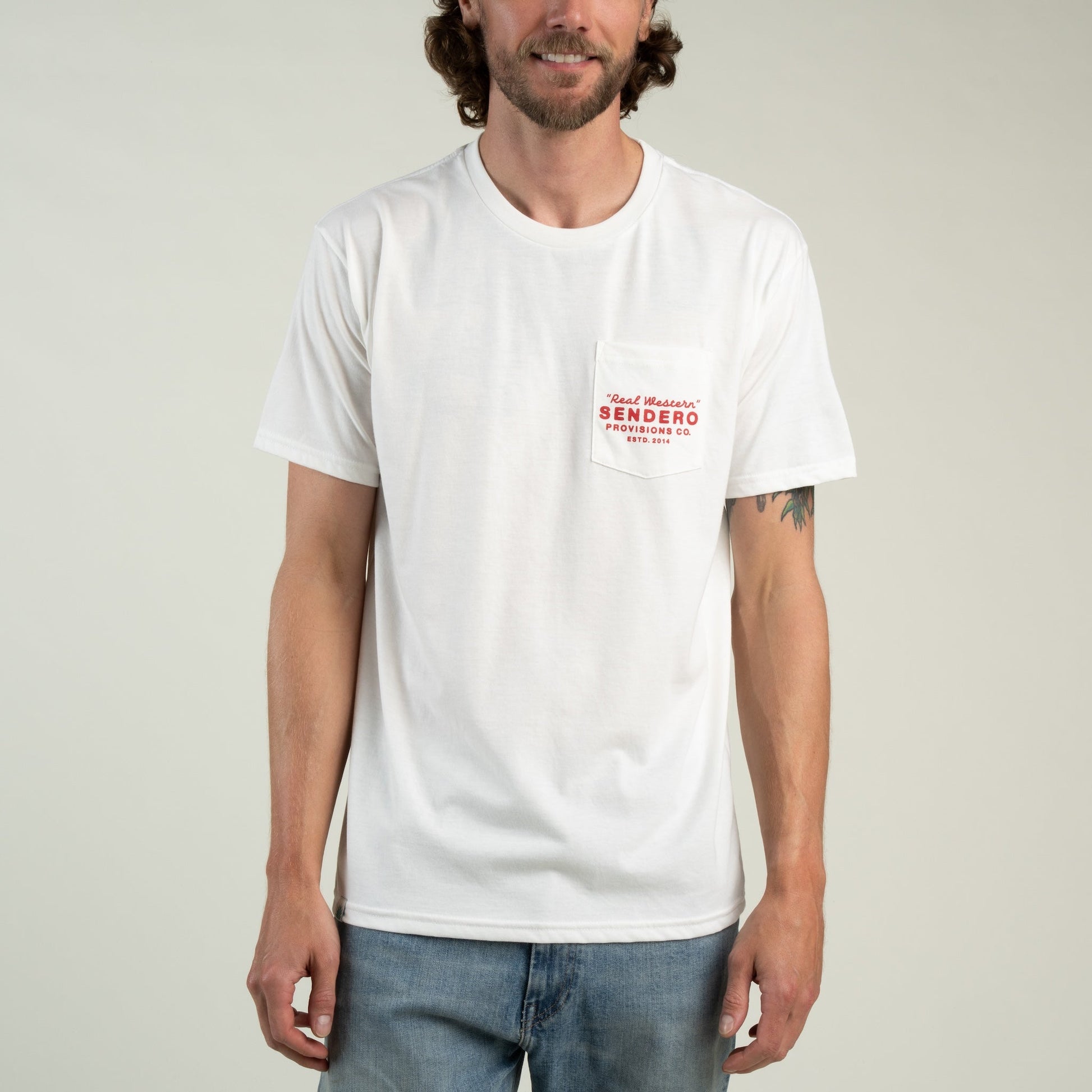 Sendero Provisions Co. Real Western Pocket T-Shirt