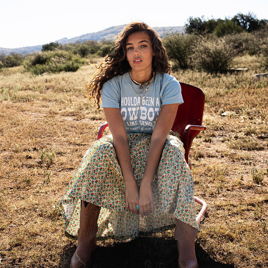 Sendero Provisions Co. Shoulda Been A Cowboy Boxy Tee
