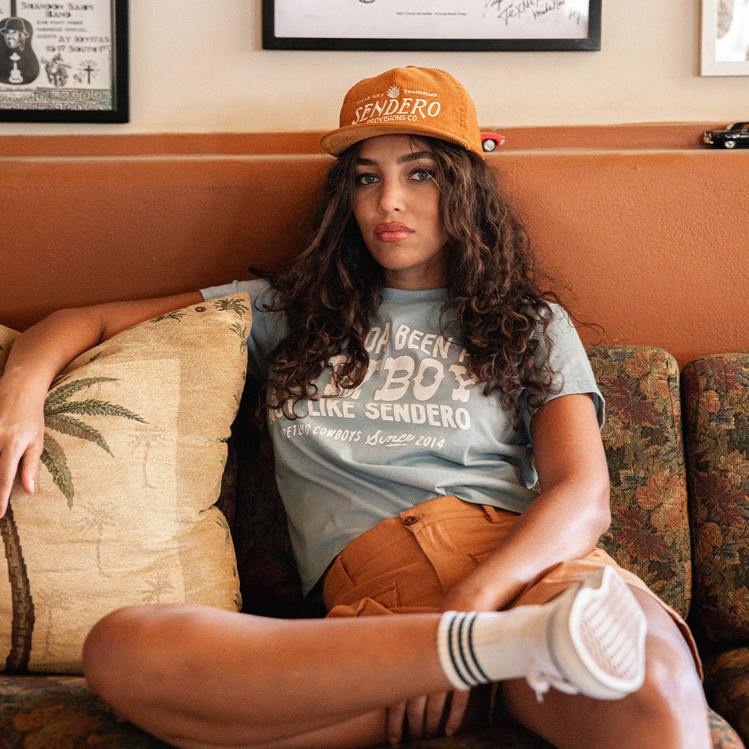 Sendero Provisions Co. Shoulda Been A Cowboy Boxy Tee