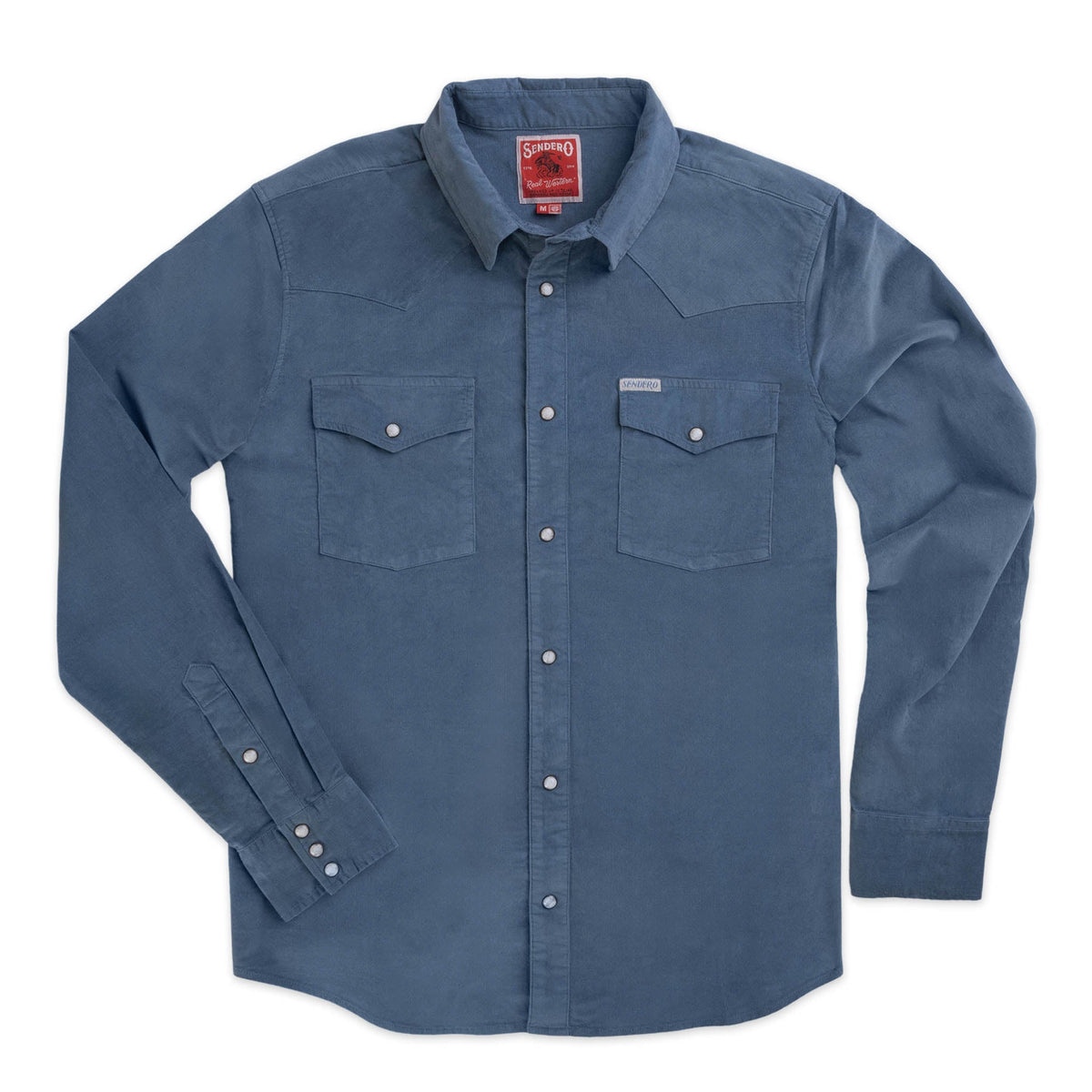 Sendero Provisions Co. The Wyatt Pearl Snap Long Sleeve Corduroy Shirt