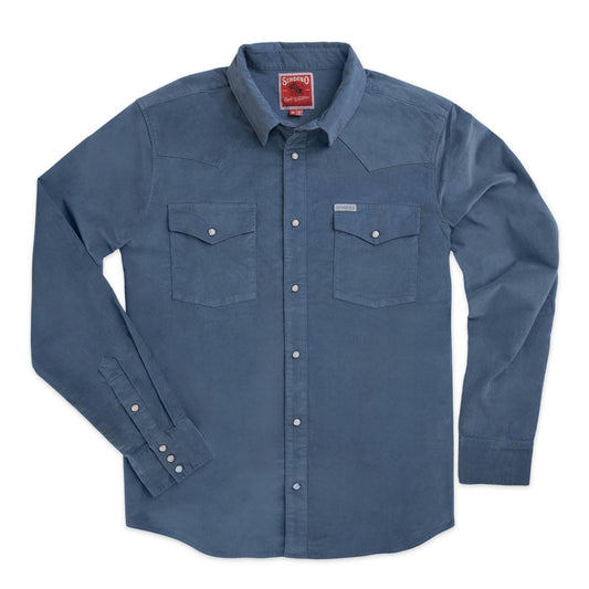 Sendero Provisions Co. The Wyatt Pearl Snap Long Sleeve Corduroy Shirt