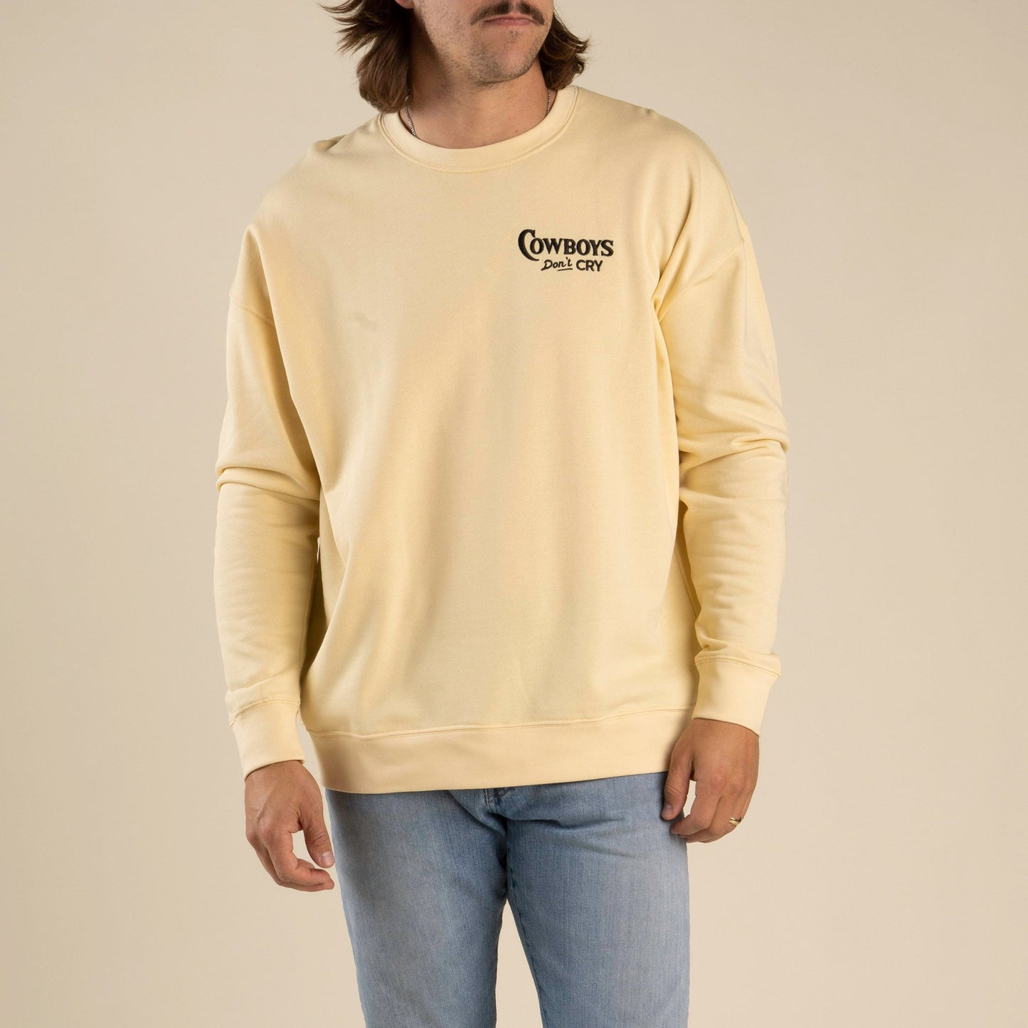 Sendero Provisions Co. Cowboys Don't Cry Sweatshirt