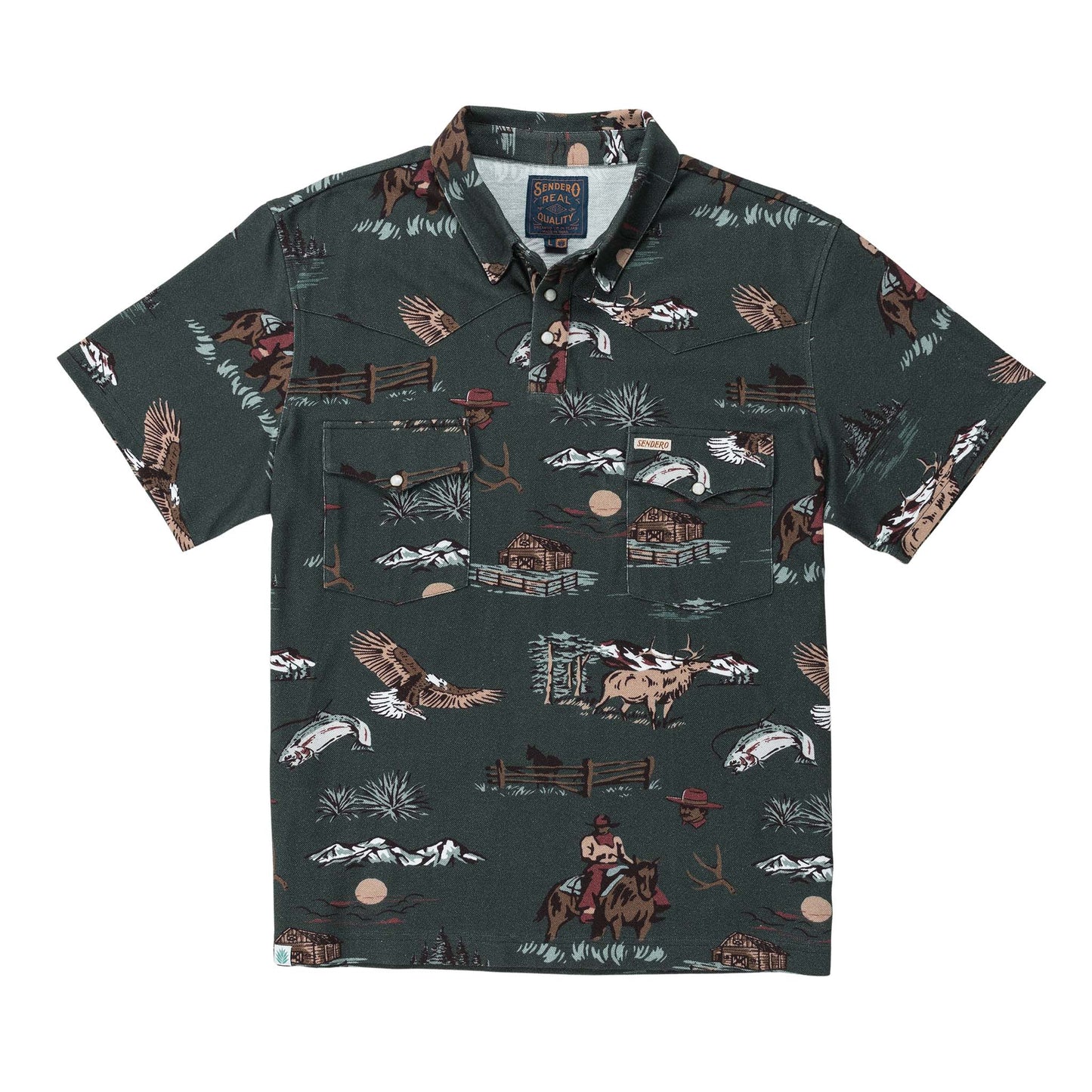 Sendero Provisions Co. Cantina Pique Polo