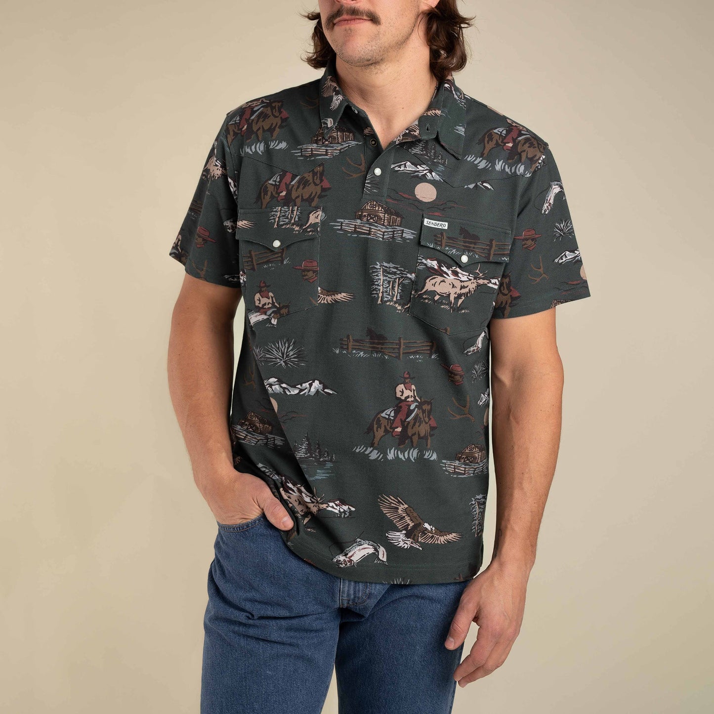Sendero Provisions Co. Cantina Pique Polo