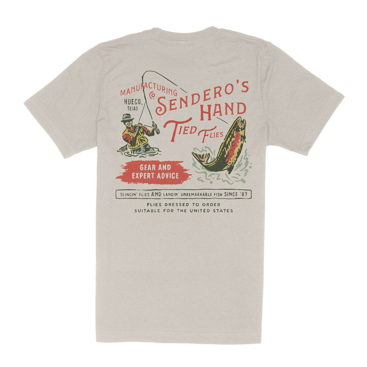 Sendero Provisions Co. Hand Tied Flies T-Shirt