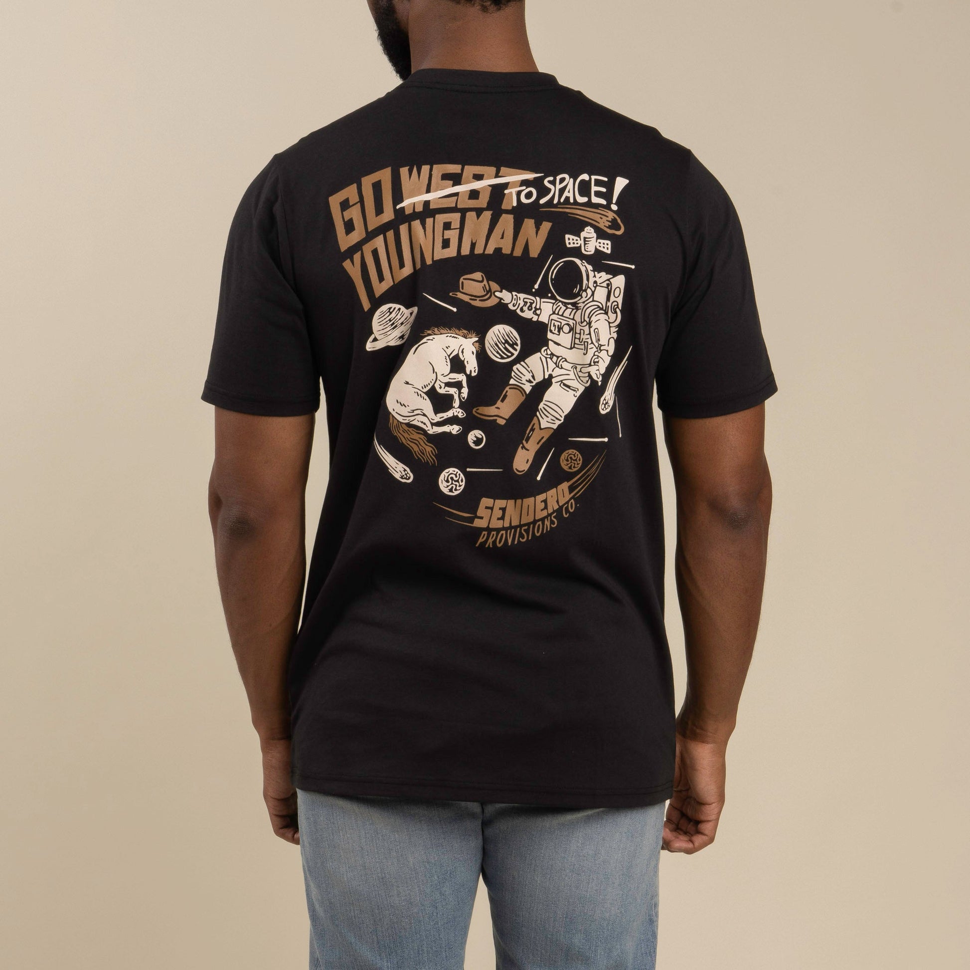 Sendero Provisions Co. To Space T-Shirt