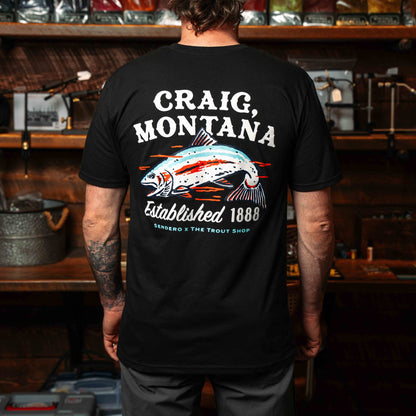 Sendero Provisions Co. Craig, Montana T-Shirt