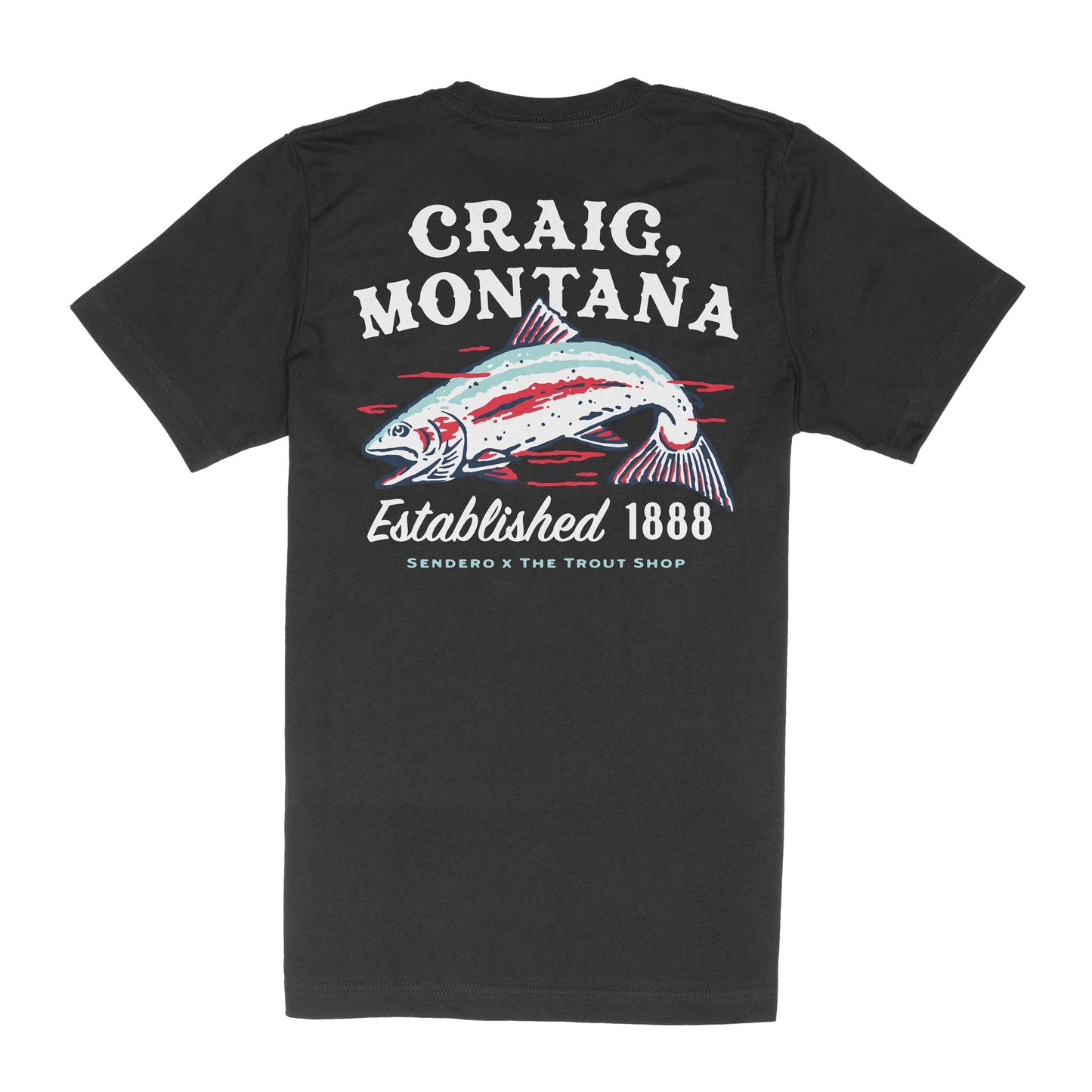 Sendero Provisions Co. Craig, Montana T-Shirt